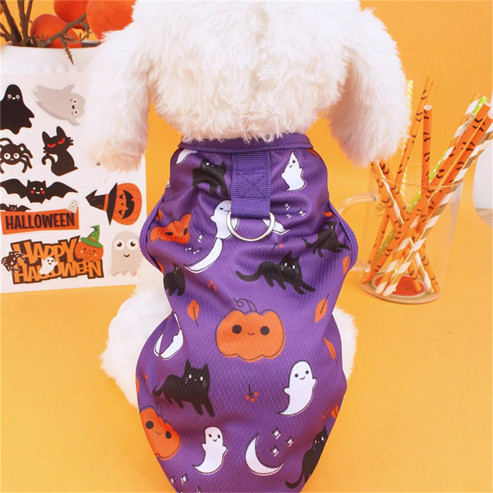 Halloween Print Pet Vest