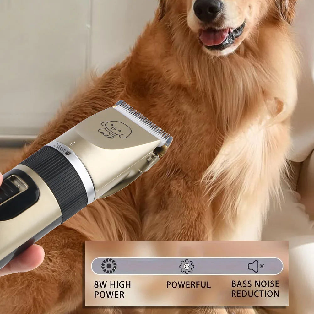 Electric Pet Hair Clipper & Grooming Set