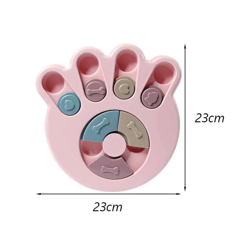 Interactive Puzzle Slow Feeder Bowl for Cats & Dogs