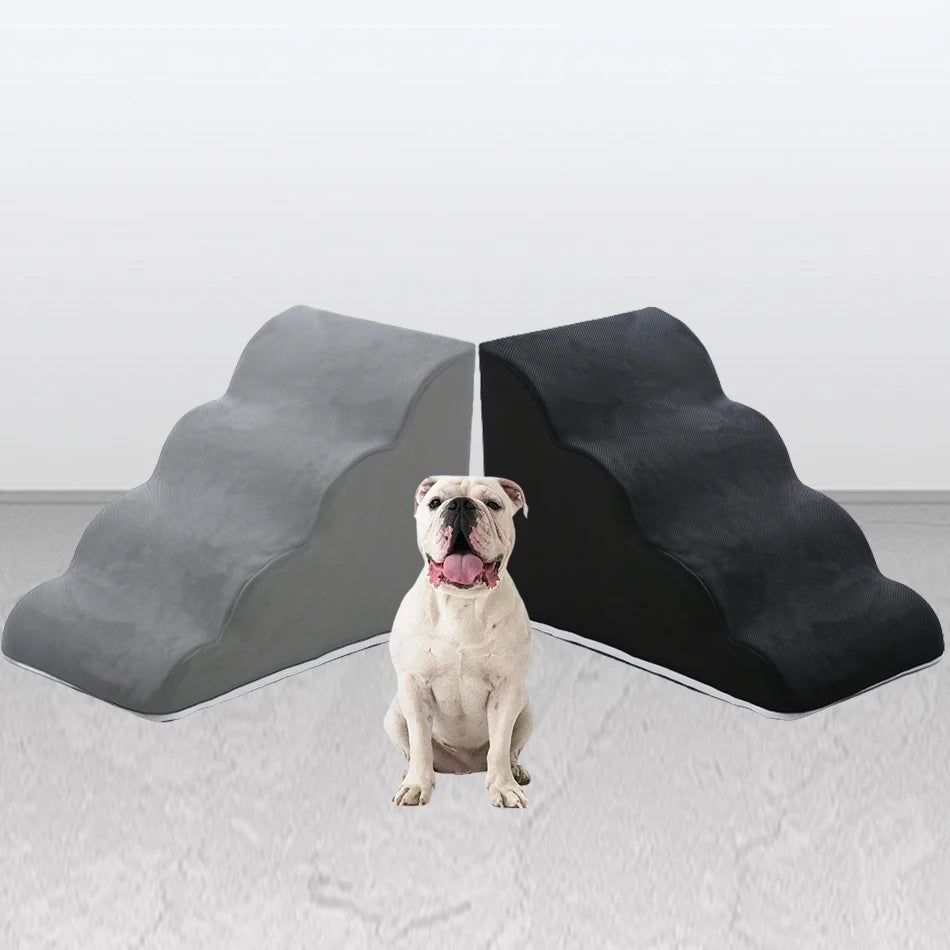 Non-Slip Pet Stairs & Ramp for Sofa & Bed – 2, 3 or 4 Steps