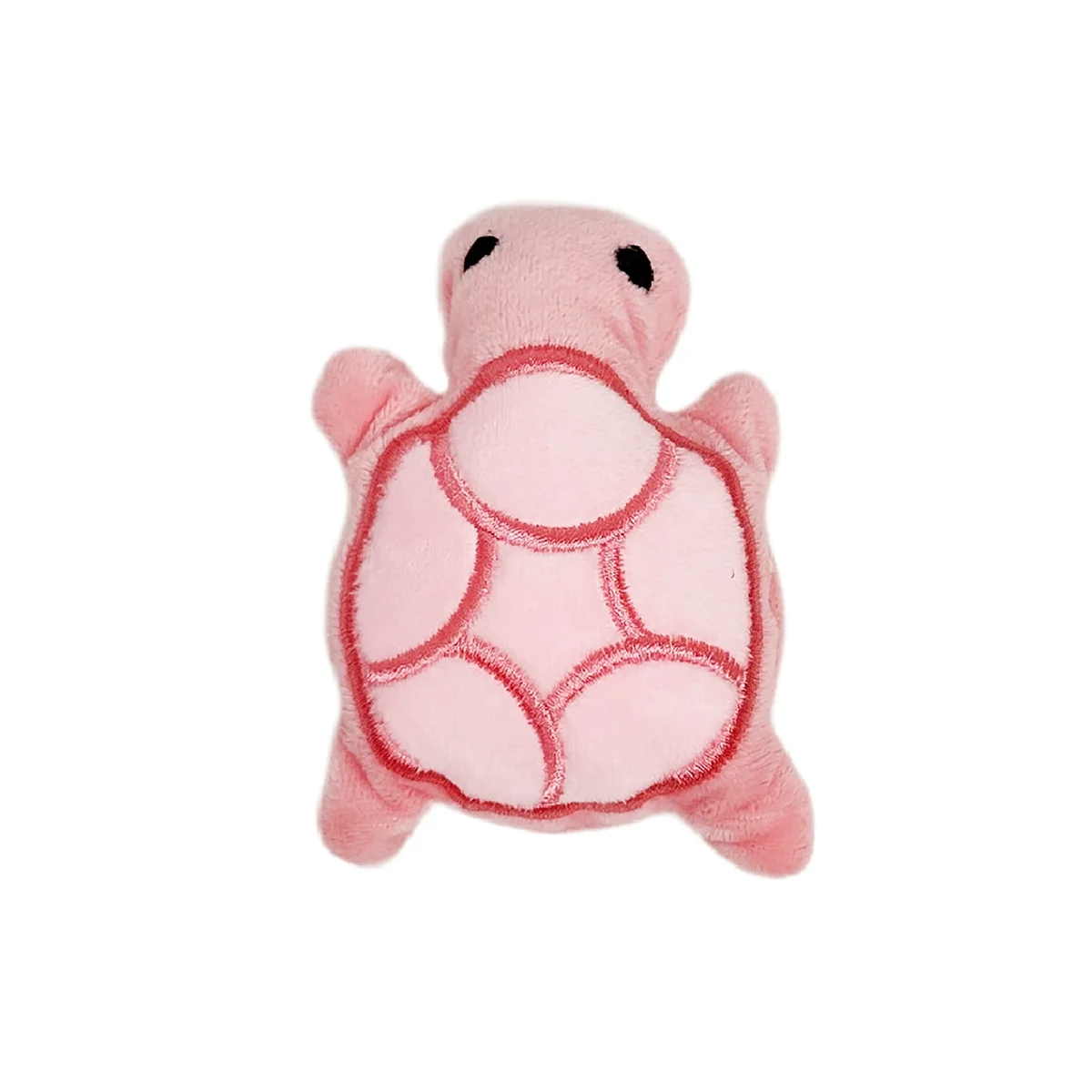 Jouet en peluche en forme de tortue couineur pour chien - Jouet de dentition doux pour petits chiens