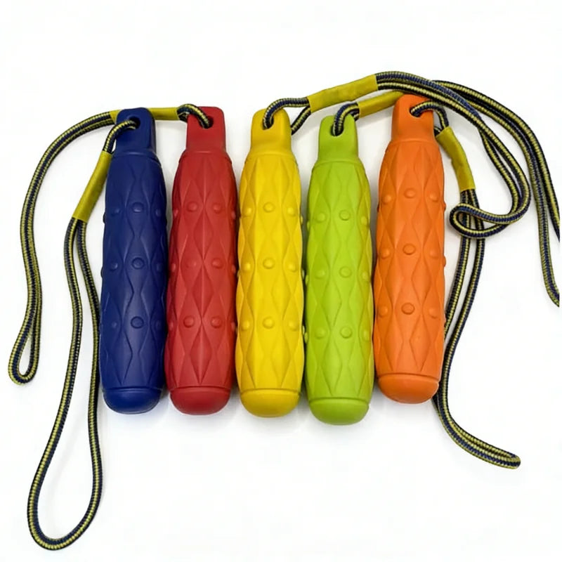 EVA Chew Stick with Rope – Tough Dog Toy