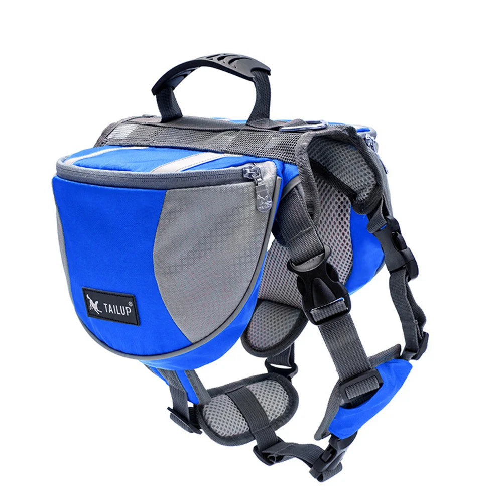 Reflective Dog Weight Training Harness Vest with Storage Pockets