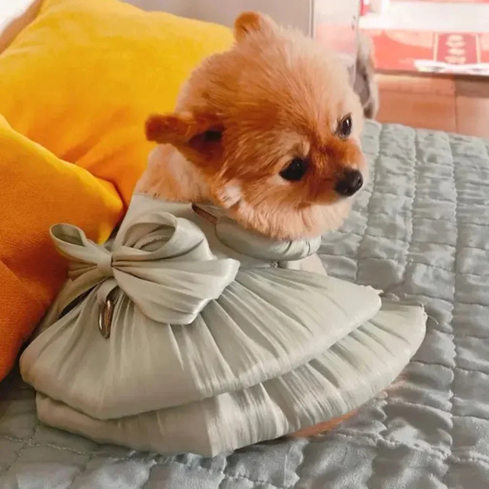 Bowknot Princess Dress for Small Dogs & Cats