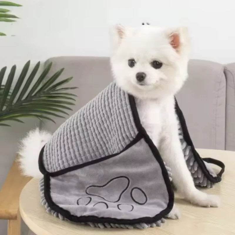Quick-Drying Super Absorbent Pet Bath Towel for Dogs & Cats