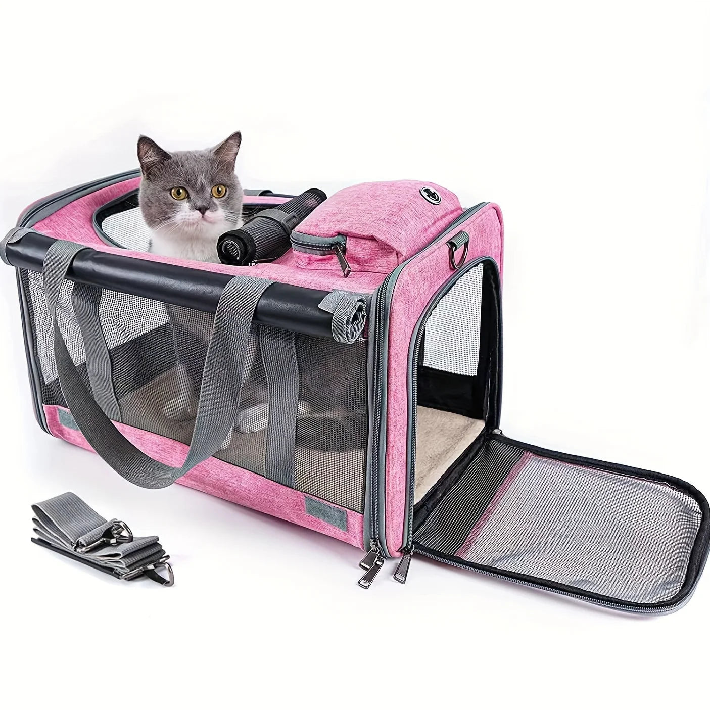 Sac de transport souple pour chats et chiots de grande et moyenne taille