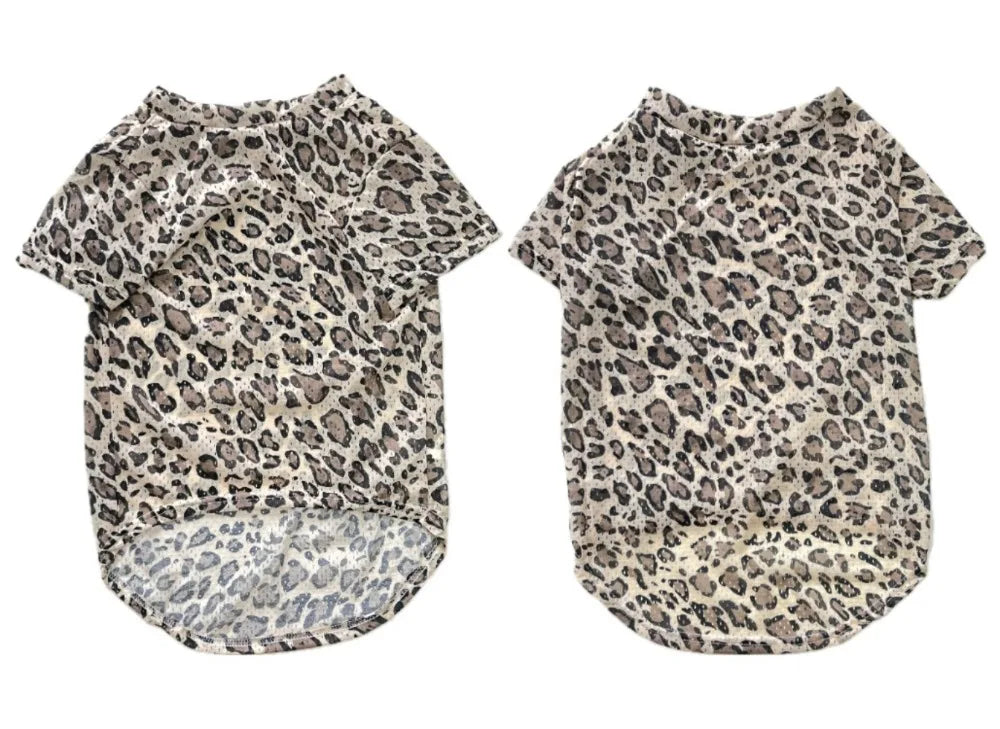 Cartoon Print Dog Cooling Vest Shirt | Soft Summer Top for Medium & Large Dogs