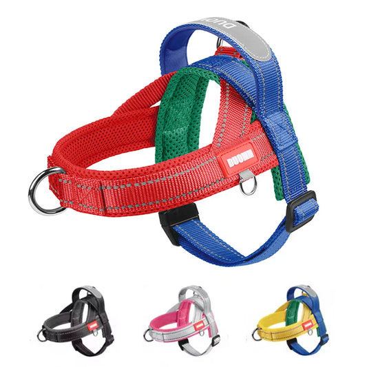 Saddle-Style Padded Dog Harness Vest