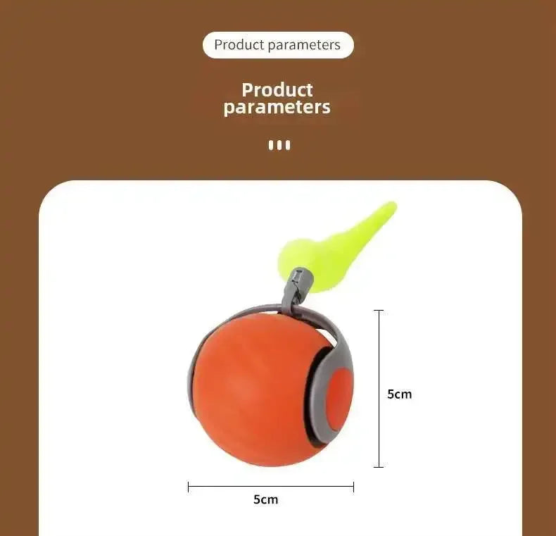 Smart Touch & Motion Activated Rolling Ball Toy for Cats & Dogs