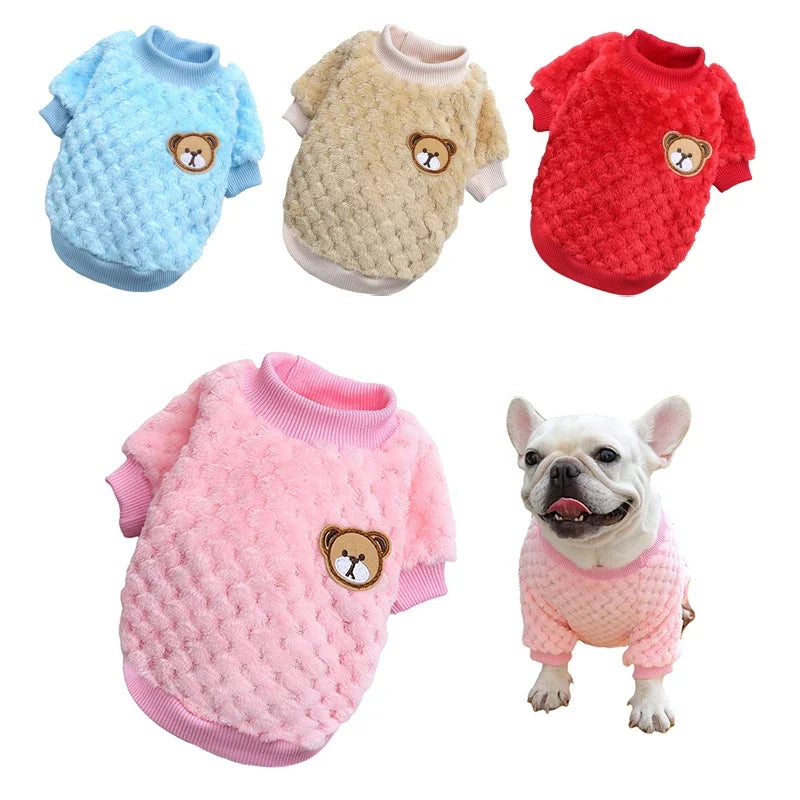 Manteau pull chaud pour chiot | Pull d'automne-hiver pour chiens et chats de petite taille
