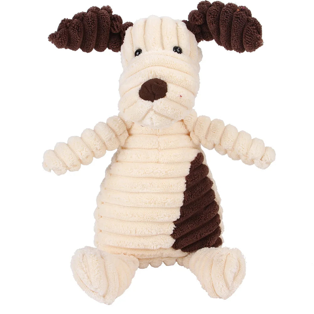 Corduroy Plush Squeaky Toy for Dogs