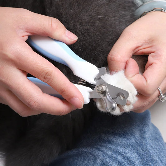 Pet Nail Clippers - Stainless Steel Grooming Tool for Dogs and Cats