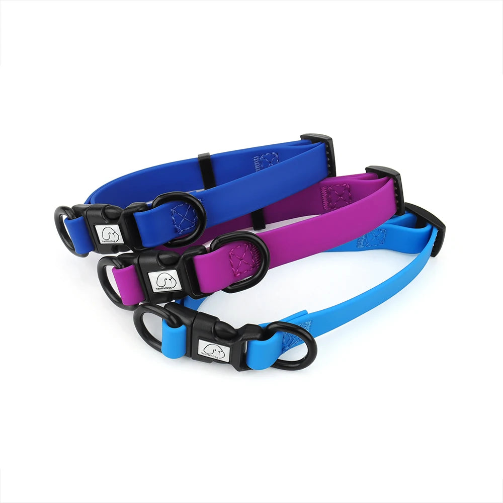 Waterproof Adjustable Pet Collar for Dogs & Cats