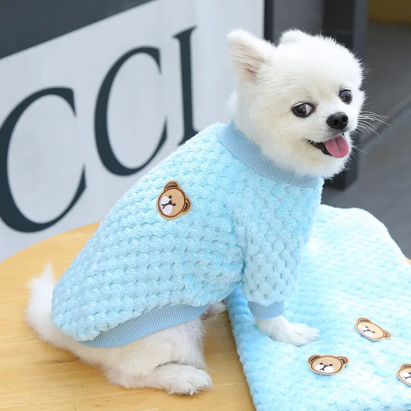 Manteau pull chaud pour chiot | Pull d'automne-hiver pour chiens et chats de petite taille