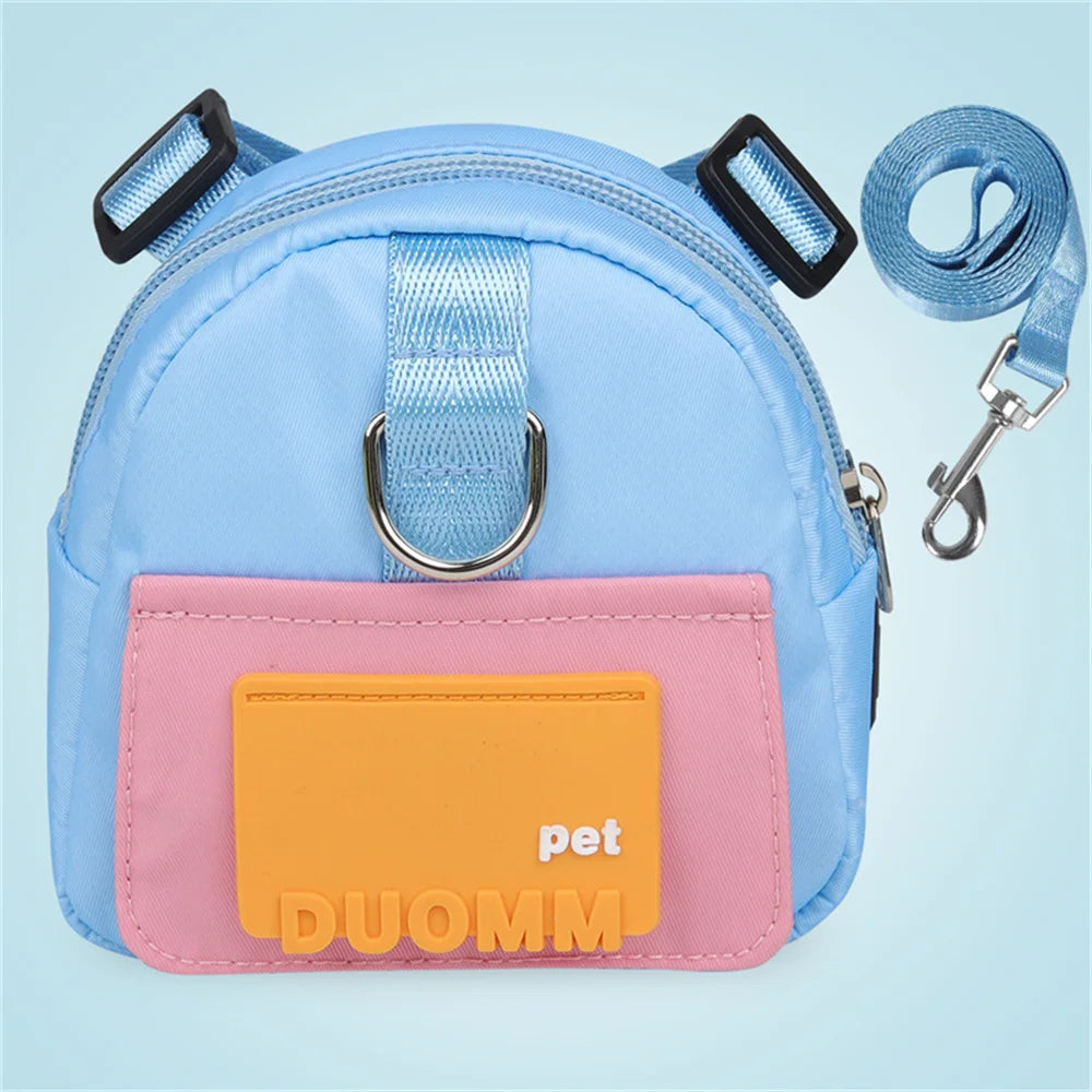 Dog Harness with Built-In Snack Bag | Adjustable Backpack Harness