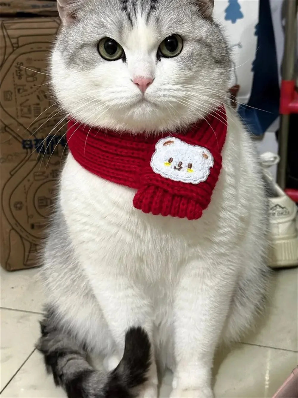 Printed Neck Scarf for Cats & Small Dogs