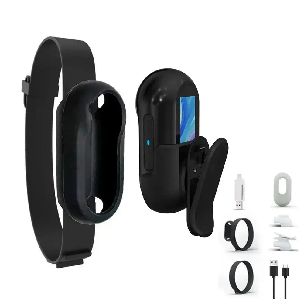 HD 1080P Wireless Pet Collar Camera — No WiFi Required