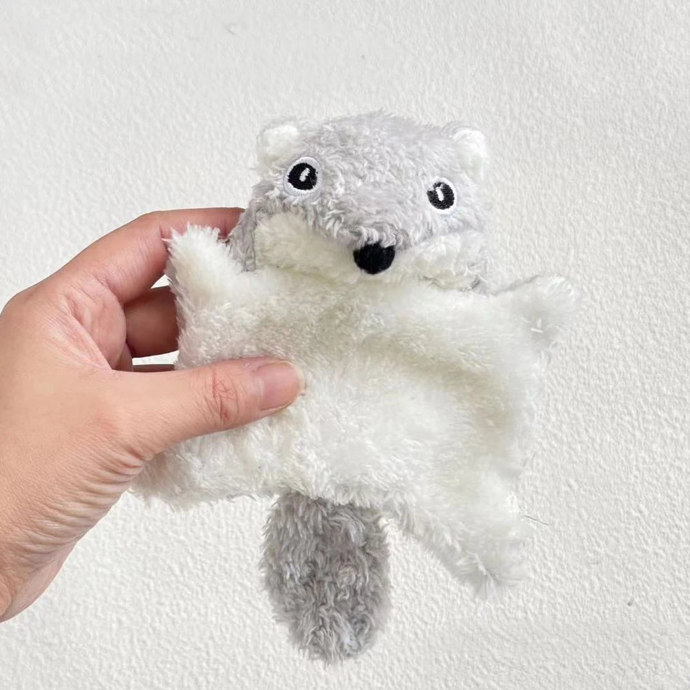 Flying Squirrel Squeaky Interactive Cat Toy