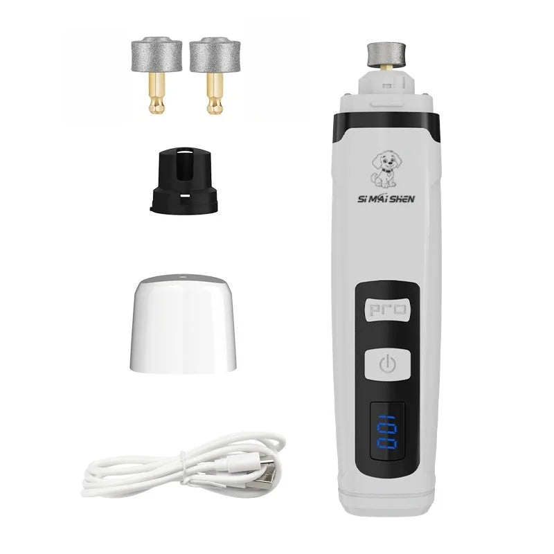 Electric Pet Nail Grinder with LED Light