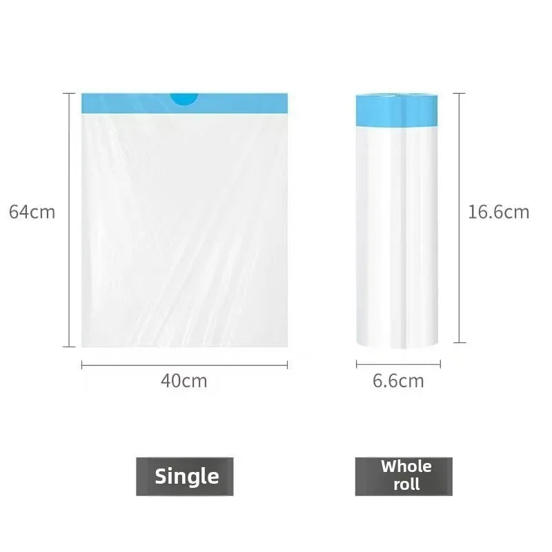 Cat Litter Box Liner Bags – 2 Rolls of Easy-Clean Waste Collection Bags