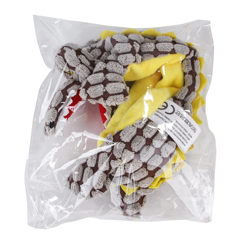 No-Stuffing Crocodile Squeak Toy