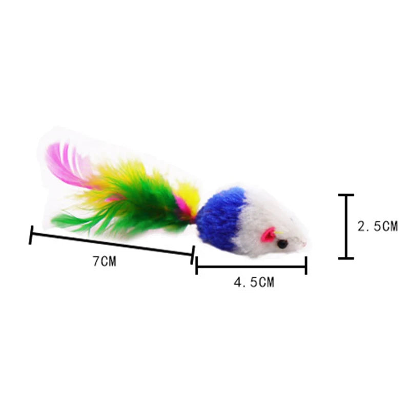Feather Wand Cat Teaser Toy