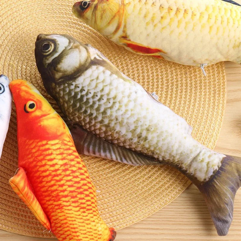 Plush Fish Cat Toy