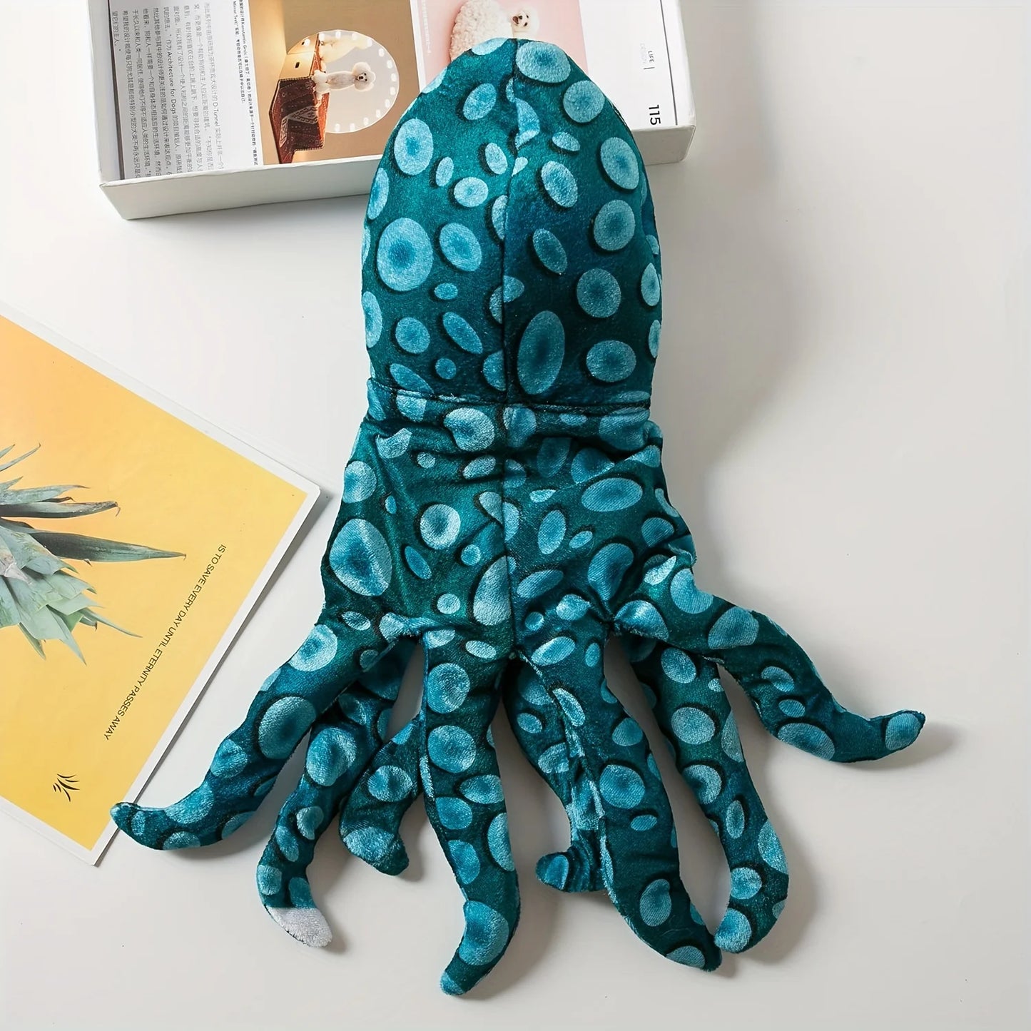 Octopus Hoodie Costume for Small Dogs & Cats — Warm Pajamas for Halloween & Christmas