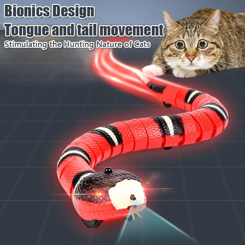 Interactive Slithering Snake Cat Toy