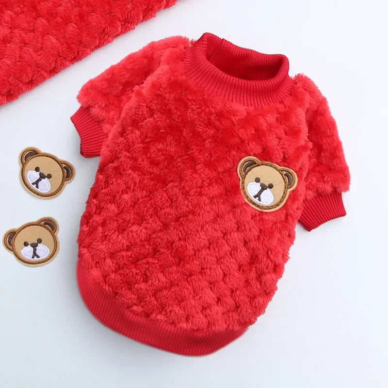 Manteau pull chaud pour chiot | Pull d'automne-hiver pour chiens et chats de petite taille