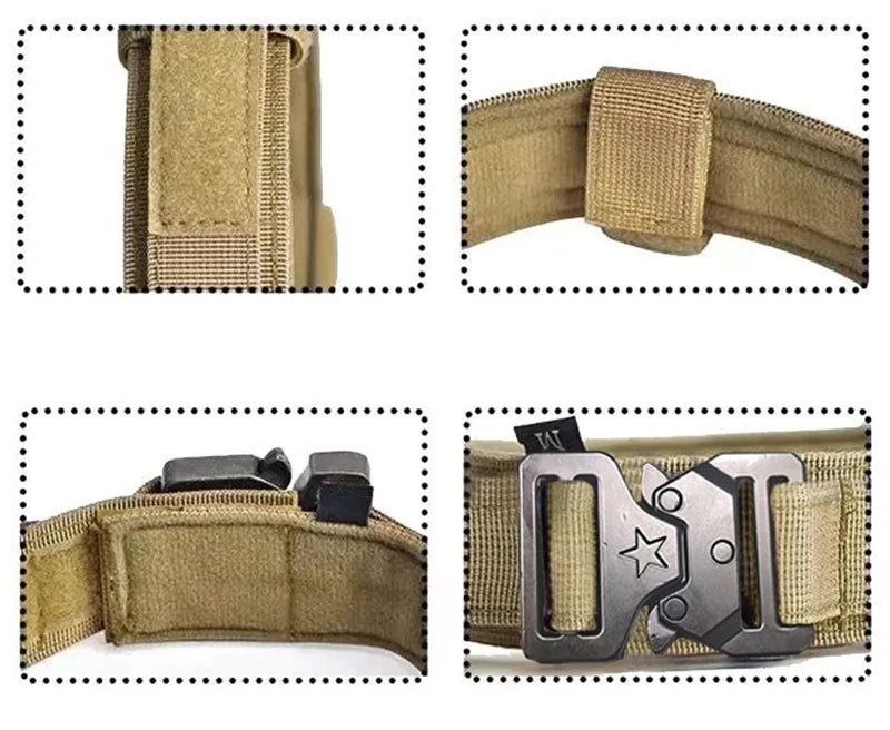 Durable Nylon Dog Collar & Leash Set for Large Dogs