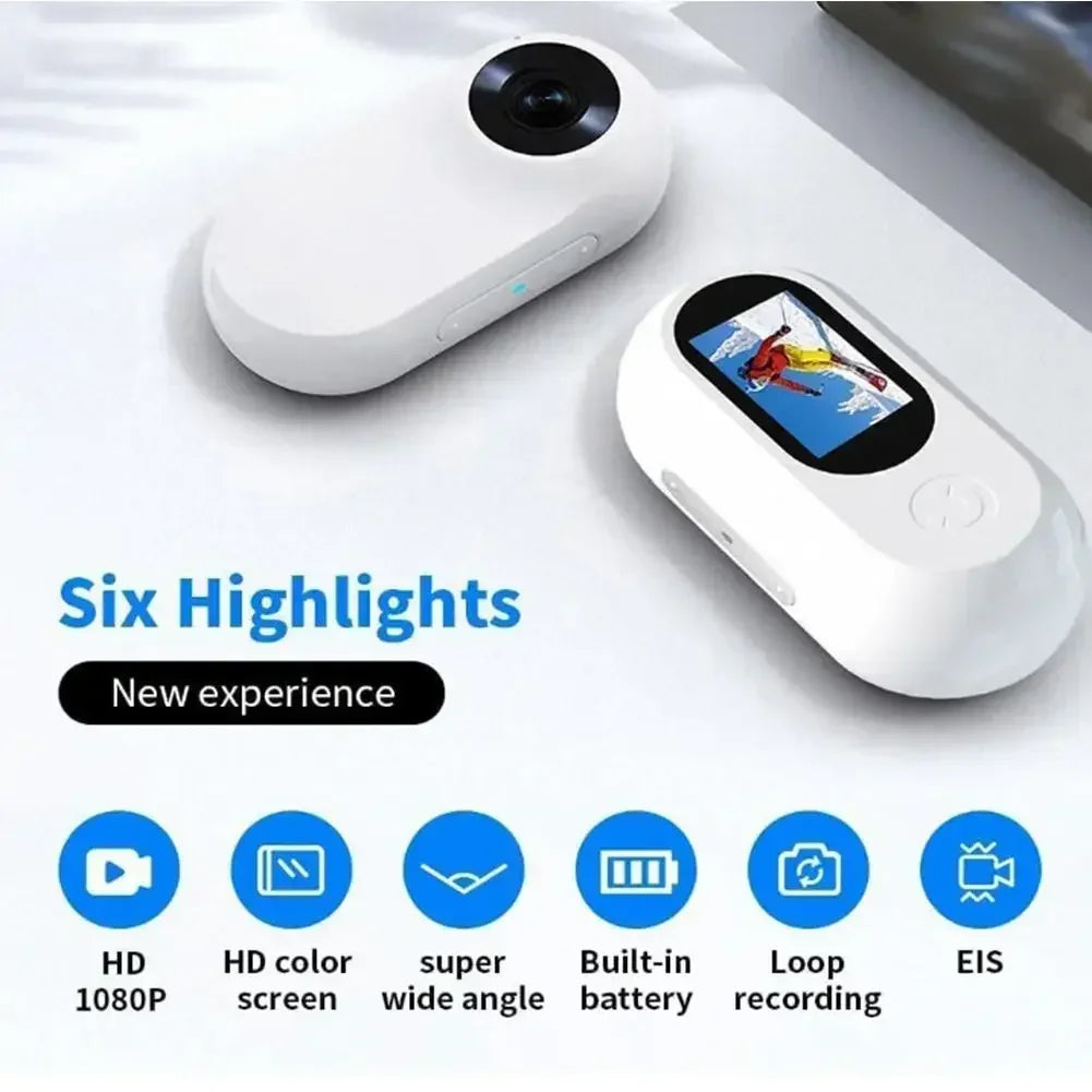 HD 1080P Wireless Pet Collar Camera — No WiFi Required