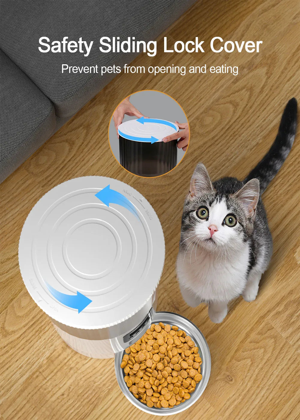 4L Pet Feeder Tuya WIFI Automatic Dog Food Dispenser Smart Cat Feeder 2L Cat Automatic Drinking Fountain Dog Water Feeder