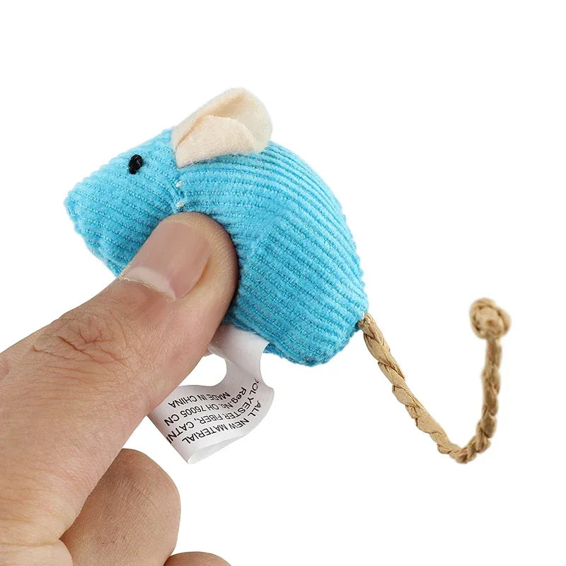 Plush Catnip Mouse Toy for Cats