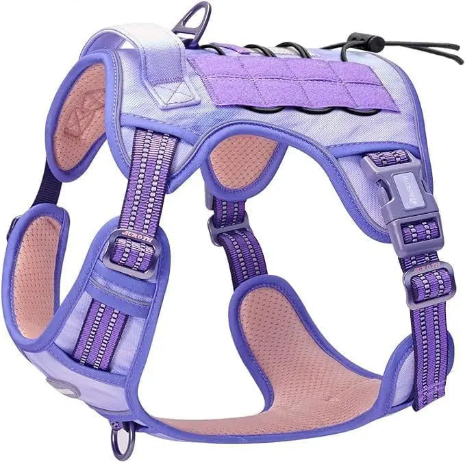 No-Pull Tactical Dog Harness with Reflective Strips