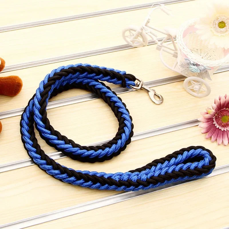 Adjustable Nylon Dog Leash & Collar Set for Medium to Large Dogs