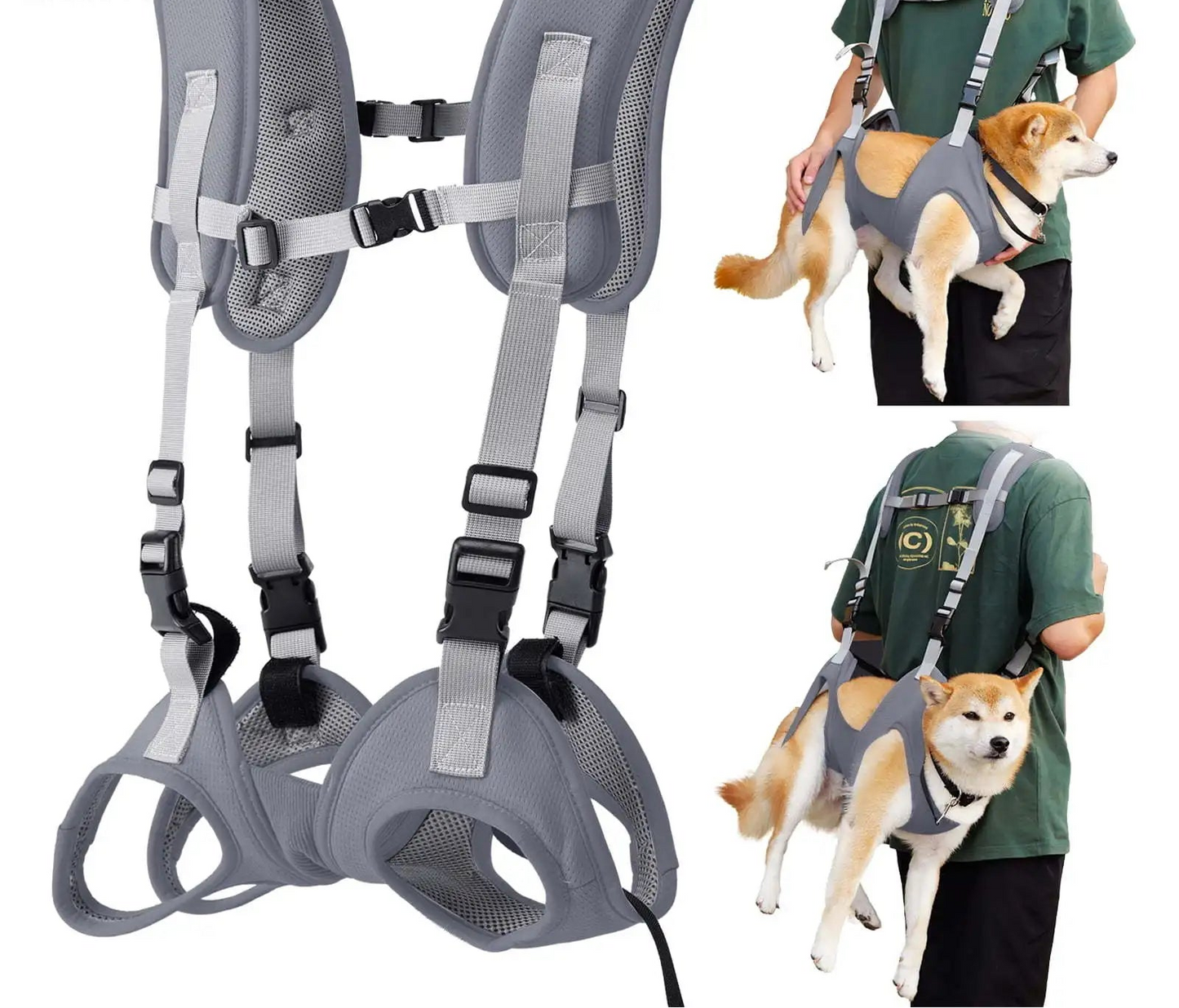 Breathable Pet Carrier Backpack - Adjustable Design for Small to Medium Dogs