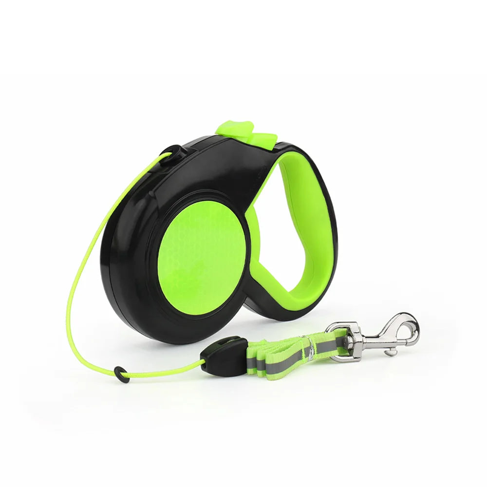 Reflective Retractable Dog Lead — 3m, 5m & 8m