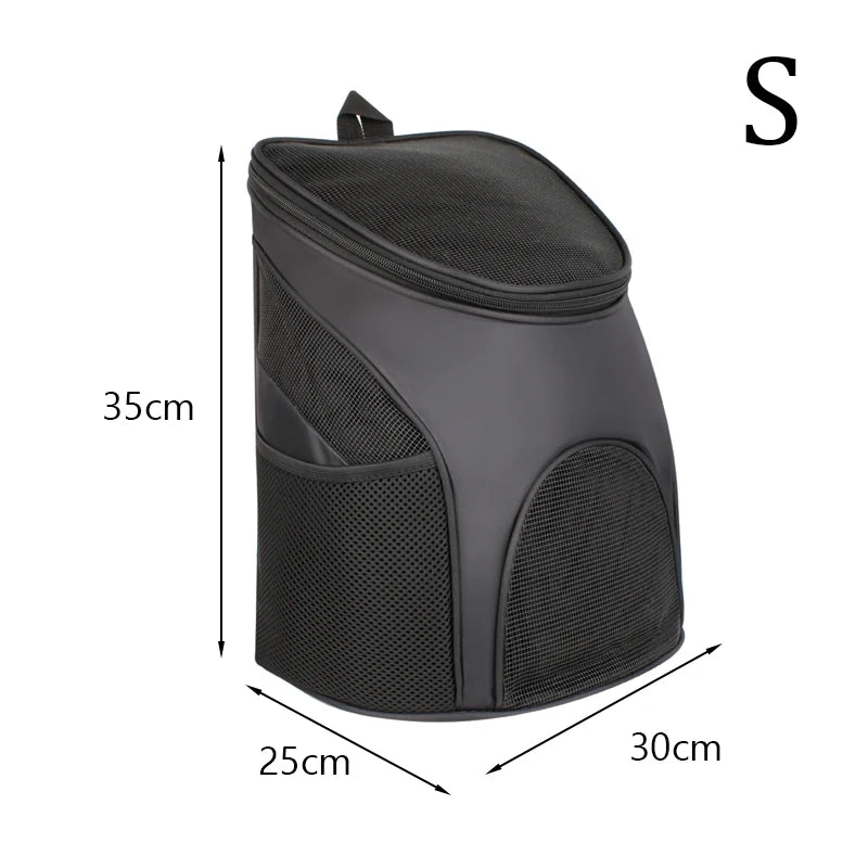 Solid Mesh Breathable Cat Puppy Travel Backpack S/L Pet Carrying Bag for Cats Kitten Small Dogs Pet Outdoor Supplies Accessories