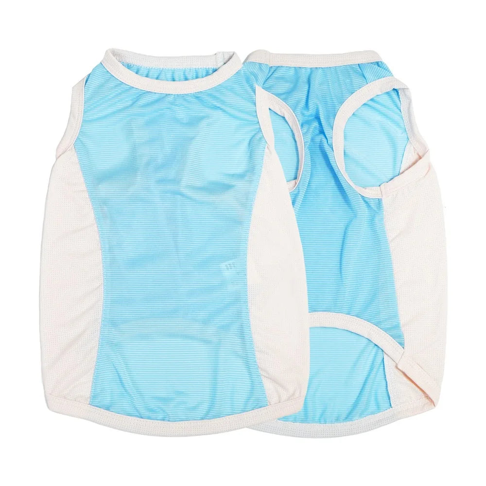 Ice Silk Cooling Vest with Sun Protection for Dogs & Cats
