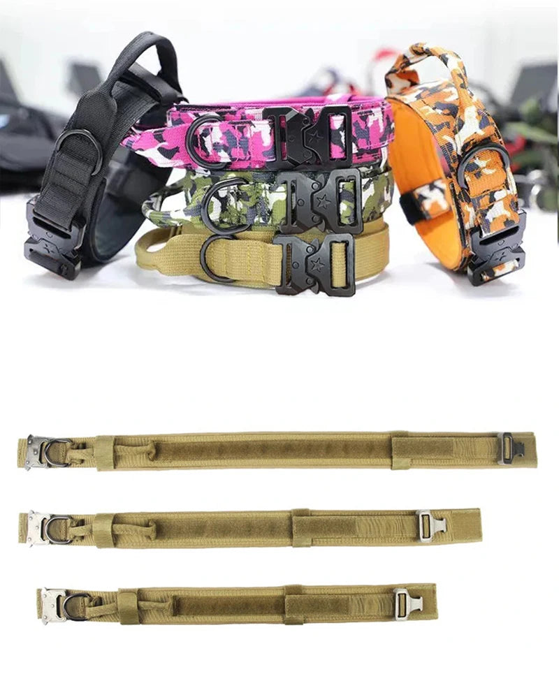 Durable Nylon Dog Collar & Leash Set for Large Dogs