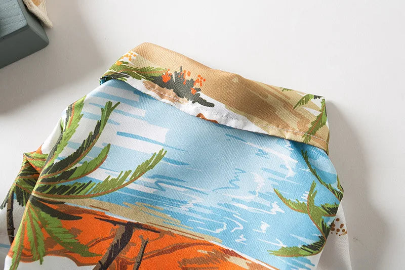 Summer Hawaiian Beach Shirt for Dogs & Cats — Lightweight Breathable Pet Apparel