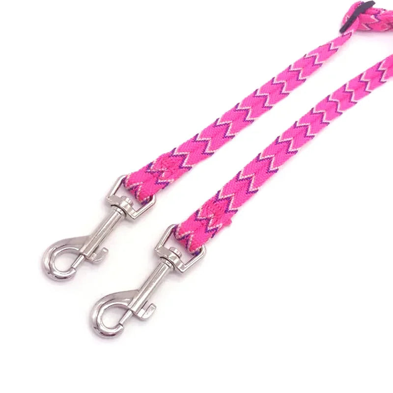 Laisse double pour deux chiens ou chats - Laisse double en V