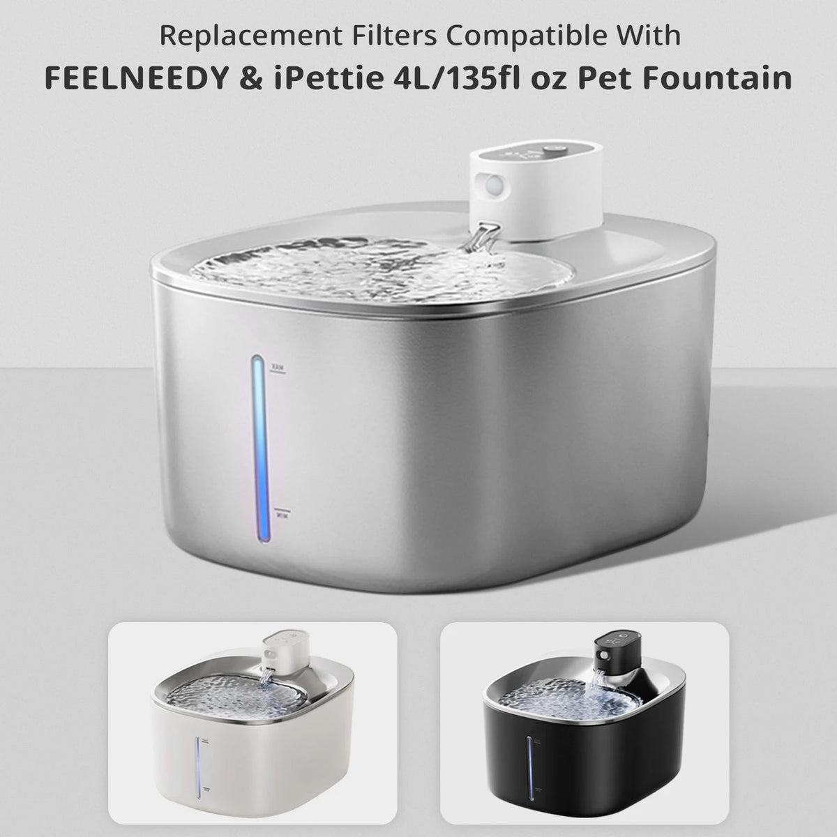 Replacement Cat Water Fountain Filters & Sponges