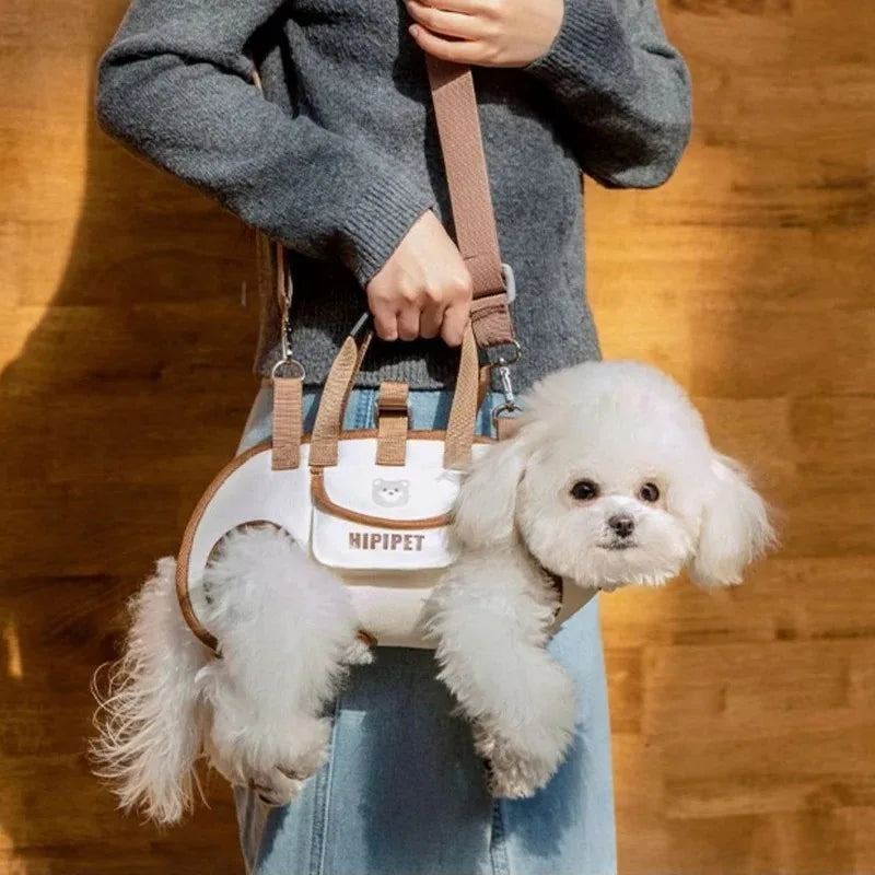Sac de transport pour animaux de compagnie avec design de sac à dos