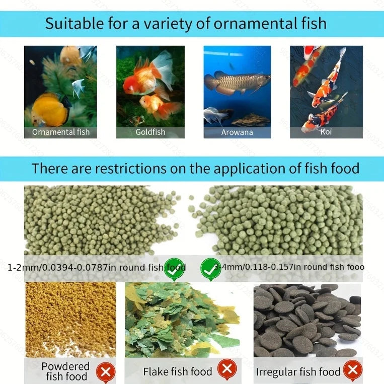 Automatic WiFi Fish Feeder with Smart Controls