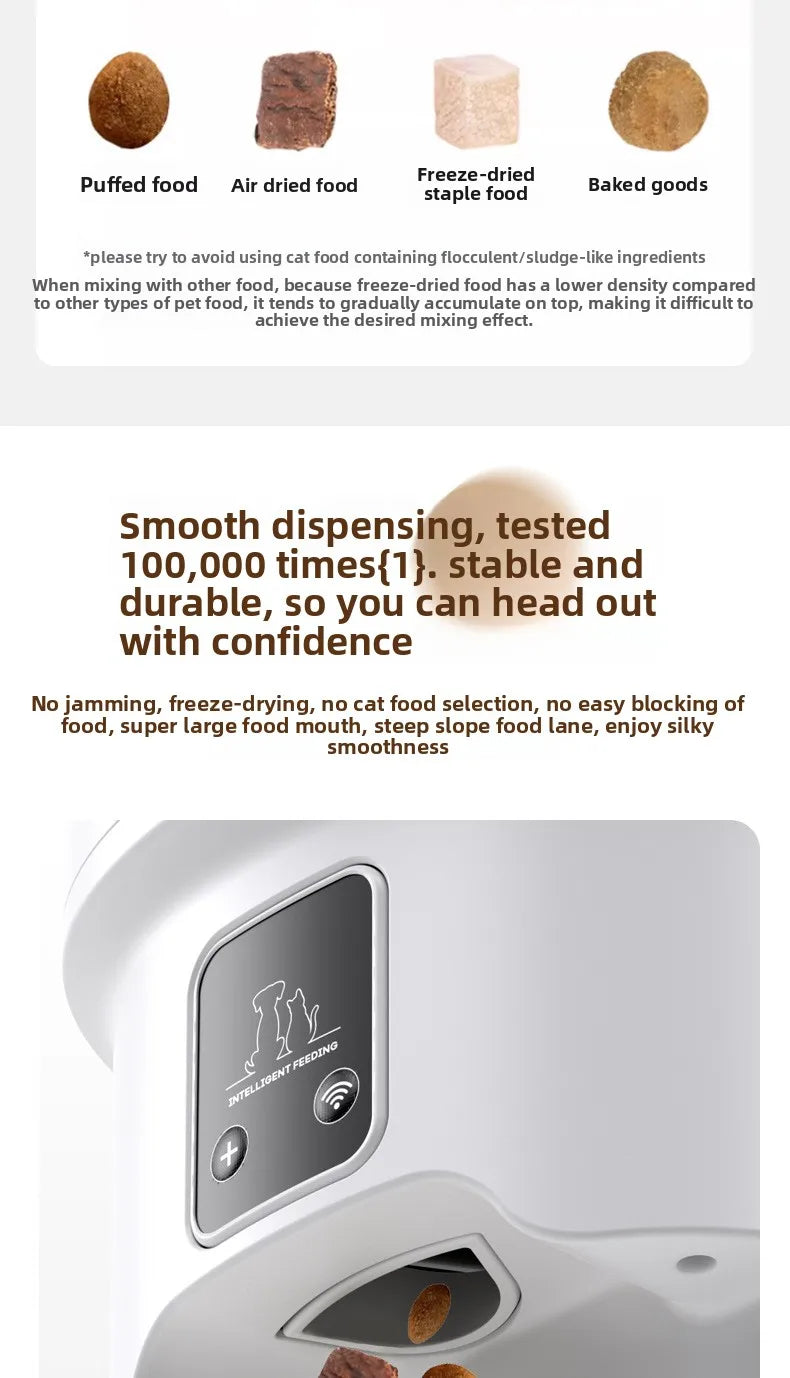 Smart WiFi Pet Feeder with HD Camera & Two-Way Intercom
