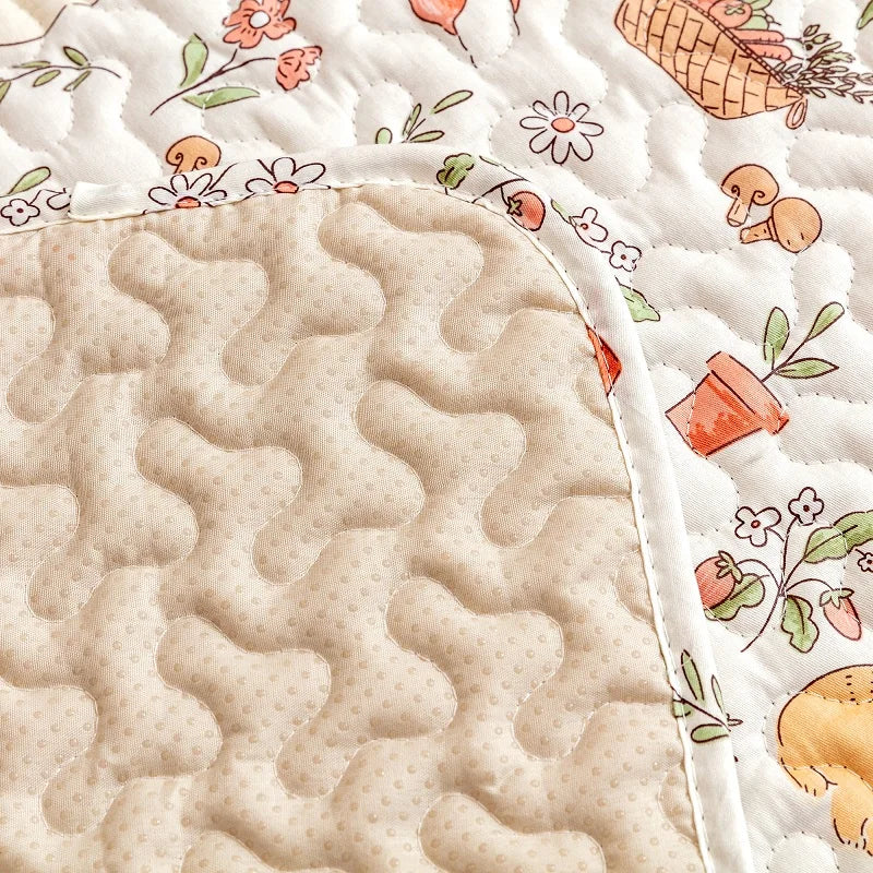Washable Cotton Pet Floor Mat – Multi-Use Bedding Pad