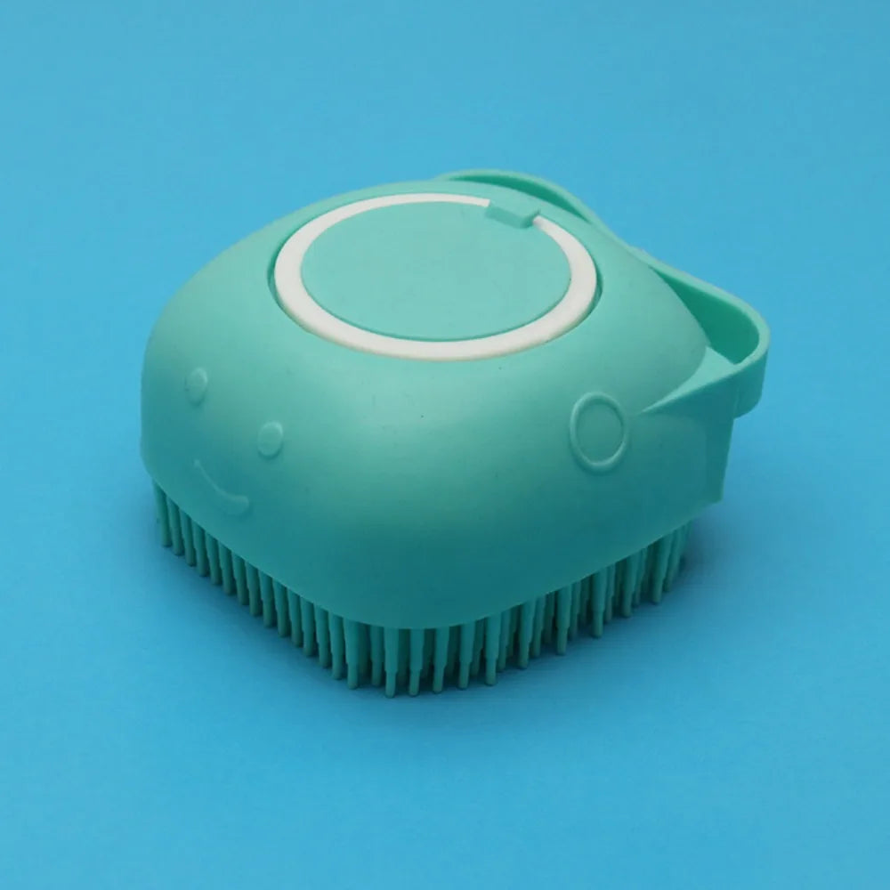 Silicone Pet Bath Brush - Massage Grooming Comb for Dogs and Cats