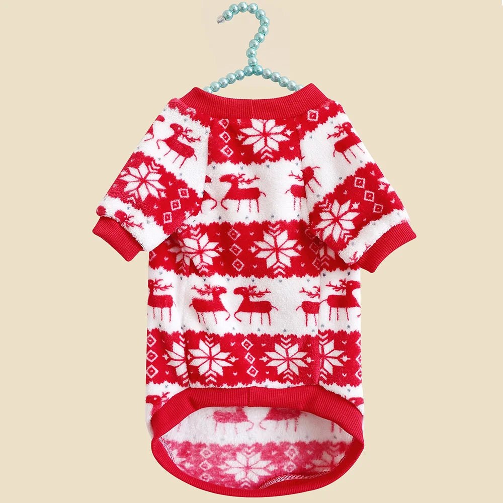 Fleece Winter Sweater for Cats & Small Dogs